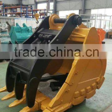 excavator hydraulic grab bucket