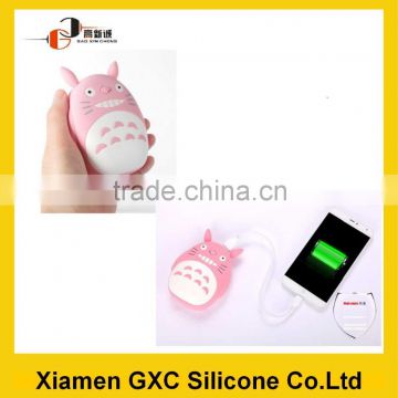 Waterproof silicone mobile power bank