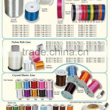 wholesale crystal line for jewelry / elastic fishing line for jewelry