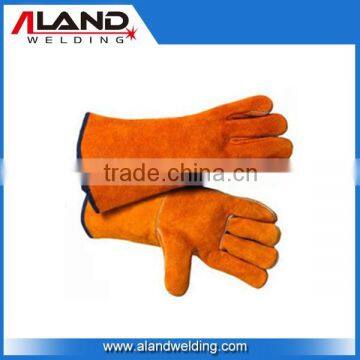 WG1210 Golden Kevlar Welding Leather Gloves