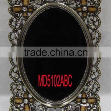 Plated Pewter Mirror