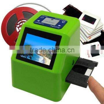 Hot Selling Film Scanner 14Mp Sensor 2.4" Color Display USB Powered and Support Up to 32GB SD Card