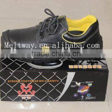 Cheap low cut safety shoes with high quality, embossed leather, classic, sturdy leather, MTW-2005