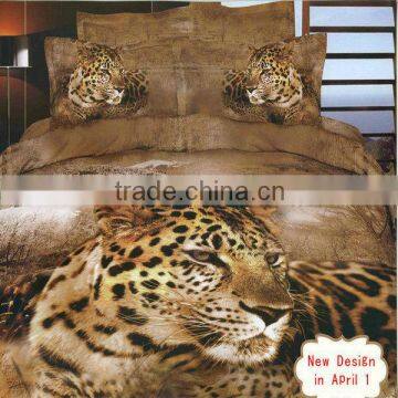 3D animal printed bedding set