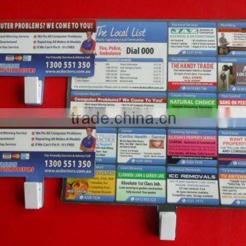 hot sale promotional gifts fridge magnet with plastic clip