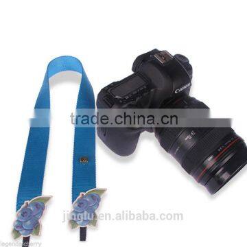 Custom Leather Camera Strap Blueberry Design Blue Camera Strap Icon Leather For DSLR for Nikon for Canon for Sony LM-10 photo-4
