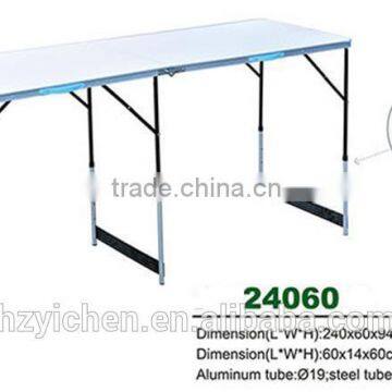 240*60 MDF Aluminum lightweight outdoor folding table