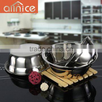 Good quality kitchenware stainless steel seasoning bowl set/metal salad bowl/stock bowl set