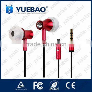 Novelty Fake Diamond Earphone for Ladies