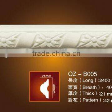 PU Carved panel moulding / classic cornice/Home&Interior decoration/construction materials