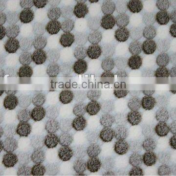 coral fleece fabric with print