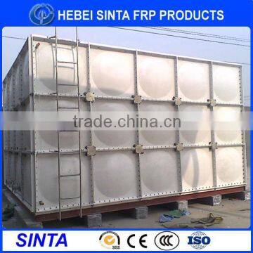 high quality FRP / fiberglass SMC water tank with food grade resin in water tank/SMC,FRP material cool salt water storage tank