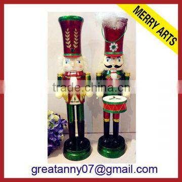 China custom wooden toy soldier nutcracker for christmas decoration