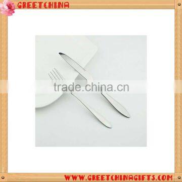 Custom Accepted Two Pieces Suit Stainless Steel Knife Fork Outdoors Portable Dinnerware Sets