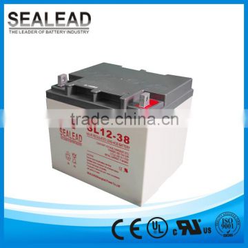 high quality battery gel battery 12v 38ah