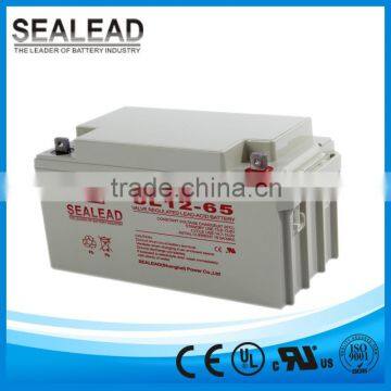 Maintenance free 12v 65ah ups battery for elevator