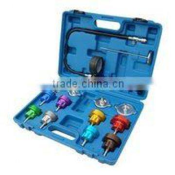 Radiator pressure tester kit, 8 adapters