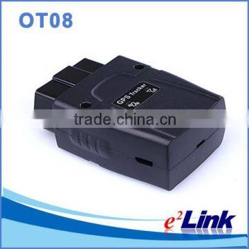 Obd ii gps gprs gsm car tracker plug and play install OT08