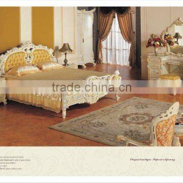 European style bedroom furniture-french baroque wooden furniture