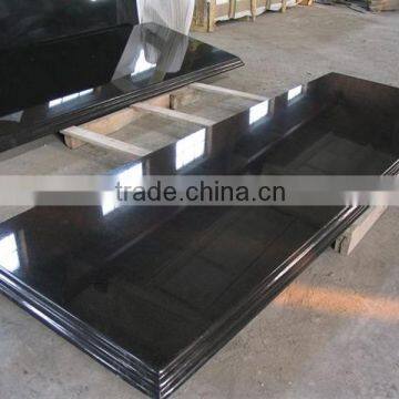 hebei black granite fireplace