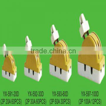 Double Throw Double Pole Porcelain Knife switch