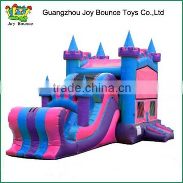 giant inflatable bounce house inflatable bouncy castle with slide , jumping bounce house