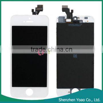 Cost-effective Replacement LCD Touch Screen Bezel Frame Assembly for iPhone 5 White