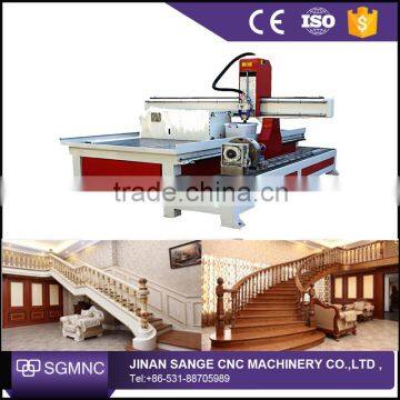 Lathe machine specification/cnc router cutting machine , cnc router 4 axis machine for Stair handrail                        
                                                Quality Choice