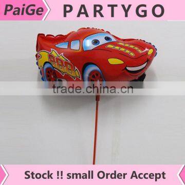 2015 new 31*45 cm cars balloon with stick and cup for kids birthday gifts aluminium foil balloon