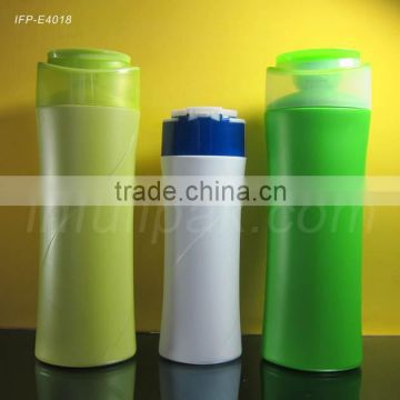 200ml/400ml Shampoo plastic bottle with Snap on cap