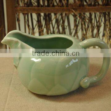 Longquan celadon brother kiln plums fair cup lotus leaf