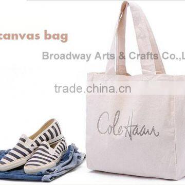 Handle Shopping Cotton Canvas Shoe Bag