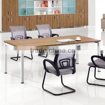 Melamine Square Tube Straight Training Desk