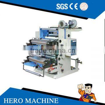 HERO BRAND High Speed 2 Color PE Film Flexo Printing Machine Price