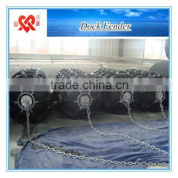 Made in China large energy absorption & small reacting force pneumatic rubber dock fender