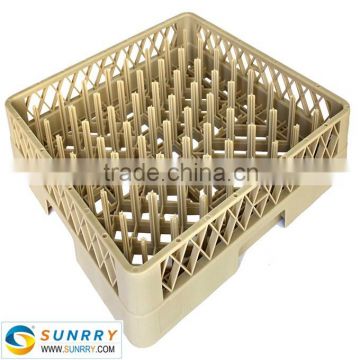 Cutlery or glass drinking wine storage pipe rack system used PP with compartment