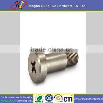 10.9 degree hardened shoulder bolt 45# alloy steel