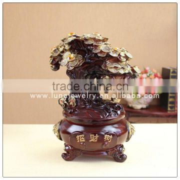 Resin Money tree with Chinese Coin