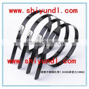 316 Stainless Steel Ball Lock zip Tie with Coating