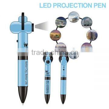 advertising gift pen Plastic Led Projector Pen light up