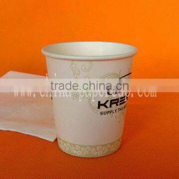 7oz single wall cola advertising disposable soft drink paper cup