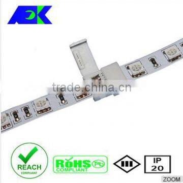 Shape 4 Pins Connector 10mm for 5050/3528 SMD RGB Non-waterproof 4 Conductor Quick Splitter Right Angle photo-5