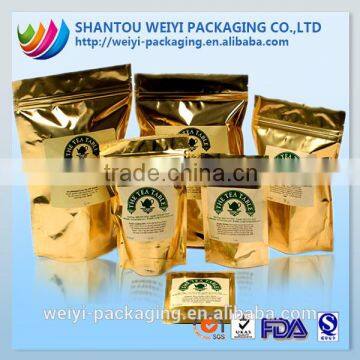 Custom safety food grade zip lock plastic packaging bag