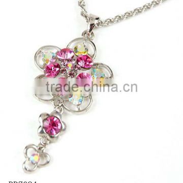 Fashion jewelry,Crystal /Rhinestone Necklace Club Pendant