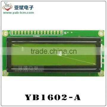 16x2 character LCD module display,STN/BLUE/NEGATIVE/Transmissive ,IC,SPLC780C 5V 3.3V LCM ,16x2 dot matrix lcd display