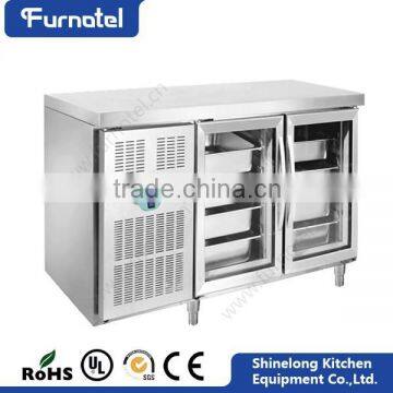 2016 Commercial Supermarket Equipment Cold Drink Undercounter Bar Fridge