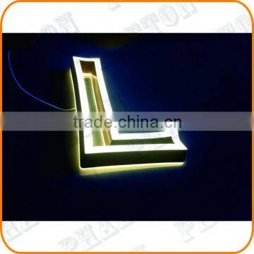 New Products !!! Both Front and Back Halo Illuminated Acrylic Channel Letter Sign photo-5