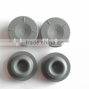 Gray teflon coating 20mm butyl rubber stopper