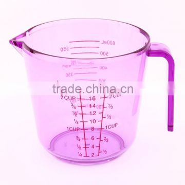 Passed FDA or LFGB good quality plastic measuring cup