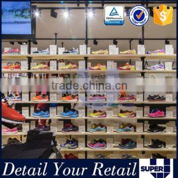 Tailor made powder coated metal shoe display store